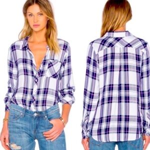 RAILS super soft Flannel (purple/pink and Navy)
